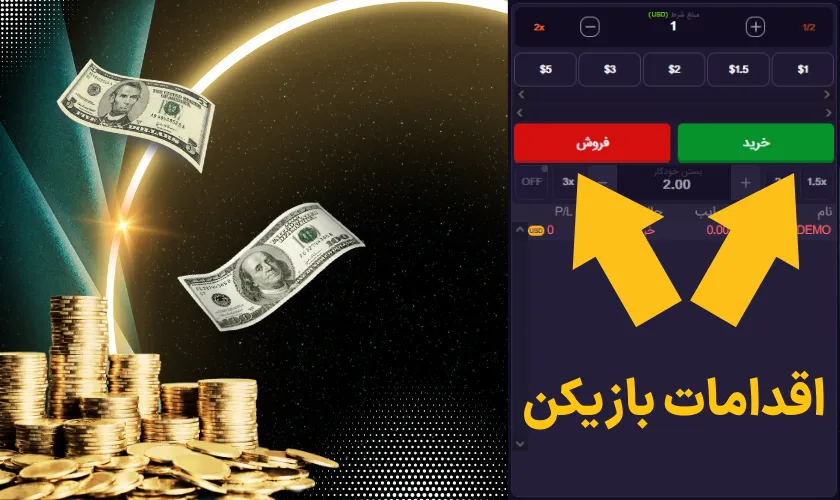 اقدامات بازیکن